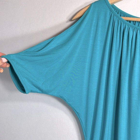 Tommy Bahama Boat Neck Cold Shoulder Blouse size XS/P - Picture 3 of 8